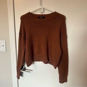 Cropped Brown Sweater Size S